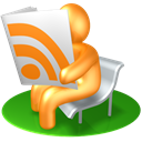 Orange RSS reader icon